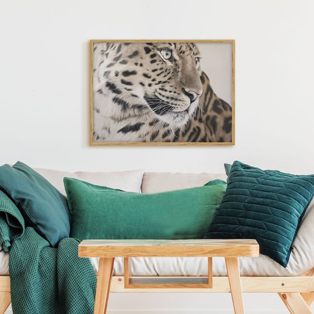 Wanddeko Schlafzimmer Der Leopard