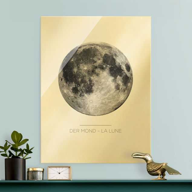 Wanddeko Flur Der Mond - La Lune