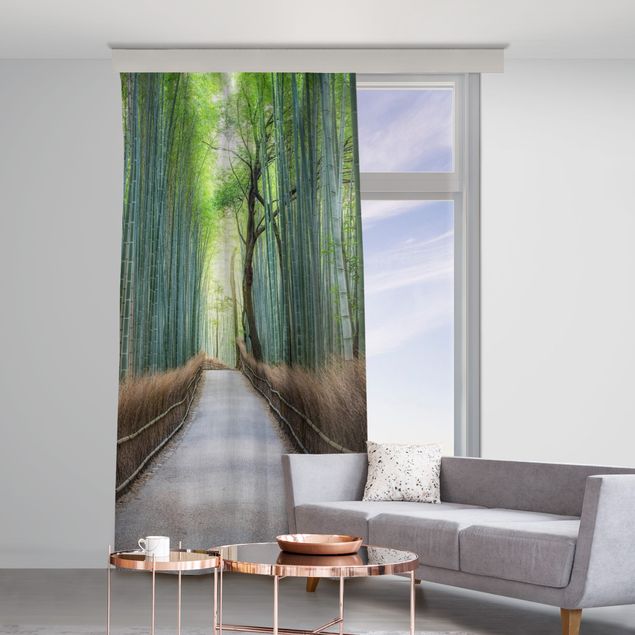 Vorhang modern Der Weg durch den Bambus