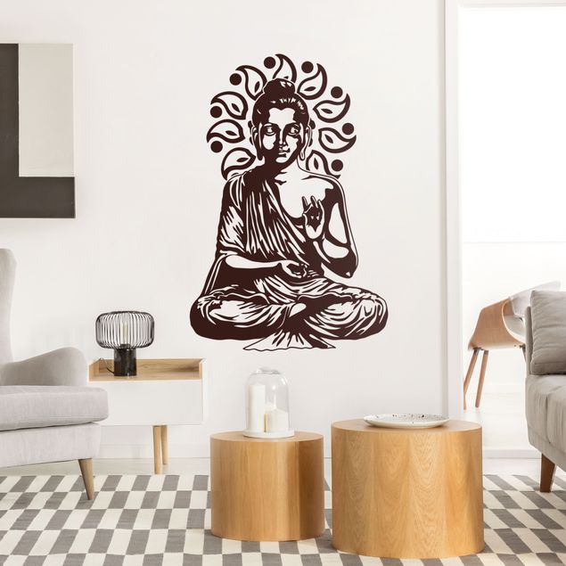Wanddeko Flur Detailreicher Buddha