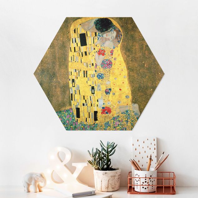 Wanddeko Schlafzimmer Gustav Klimt - Der Kuß