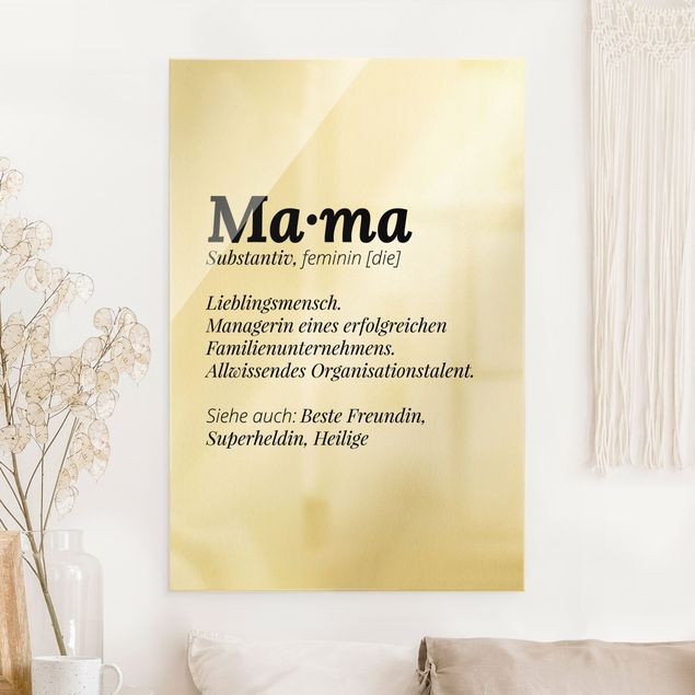 Wanddeko Schlafzimmer Die Definition von Mama