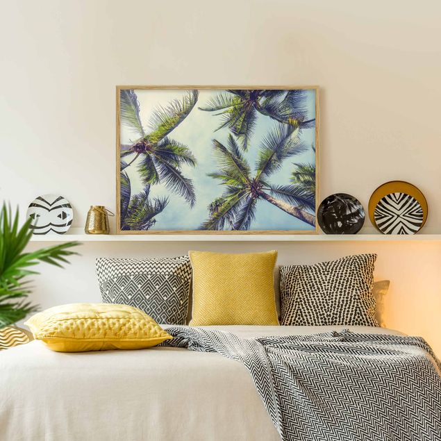 Wanddeko Schlafzimmer Die Palmen