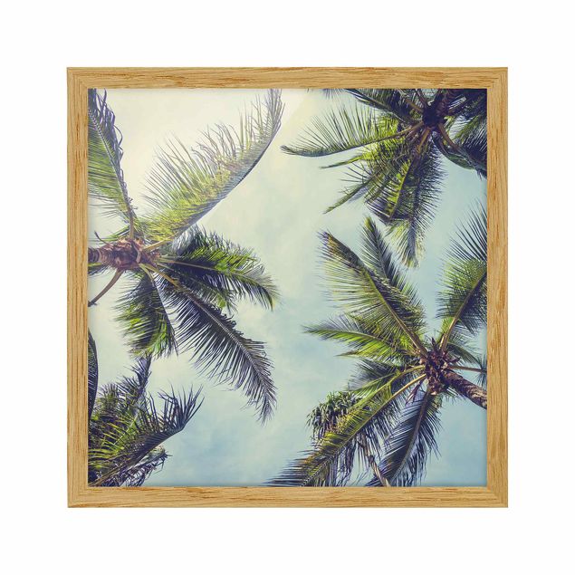 Wanddeko Esszimmer Die Palmen