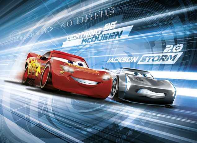 Wanddeko Büro Disney Cars 3 - Simulation