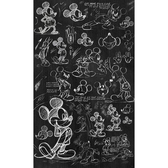 Wanddeko Büro Mickey - Chalkboard