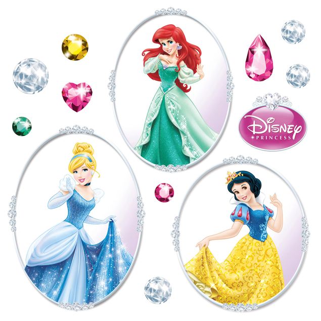 Wanddeko Büro Disney Prinzessinnen - Prinzessin Set