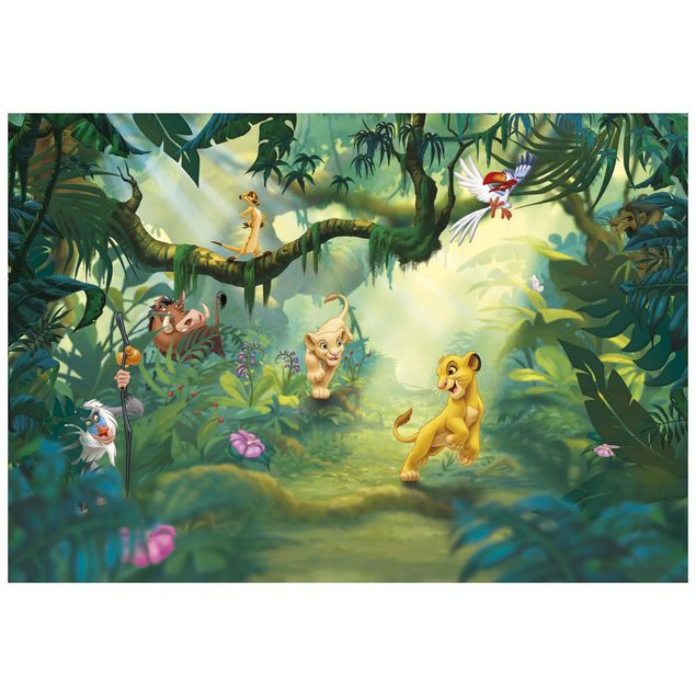 Wanddeko Büro Disney's Der König der Löwen - Dschungel