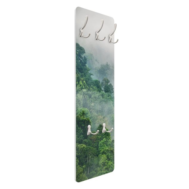 Wanddeko Bäume Dschungel im Nebel