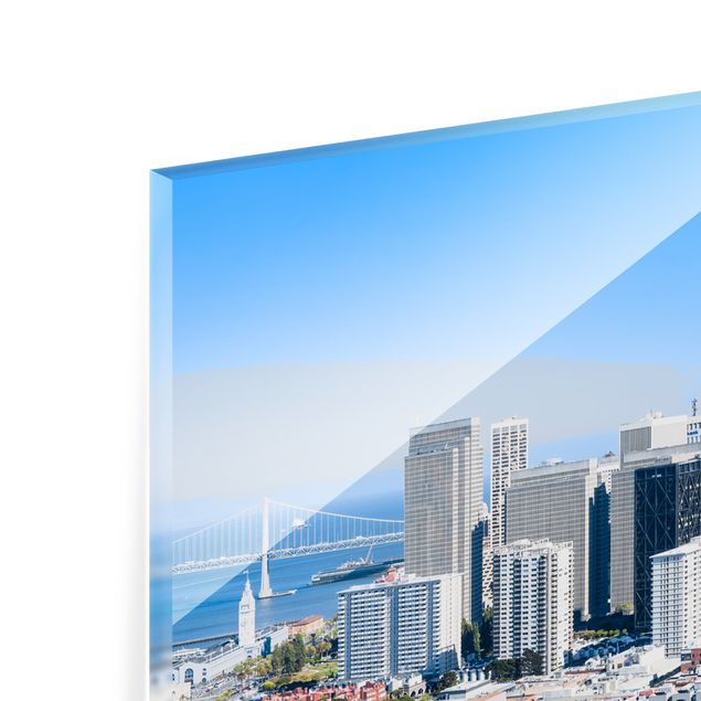 Wanddeko Fotografie San Francisco Skyline