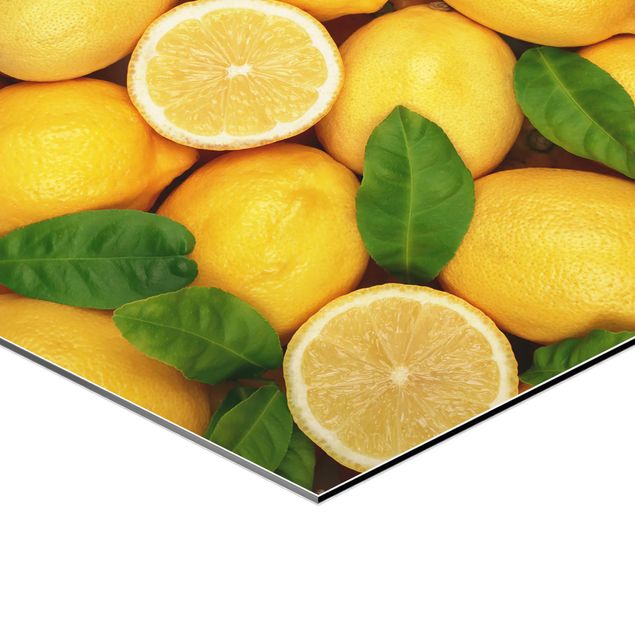 Wandbilder Modern Saftige Zitronen