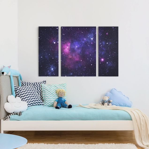 Wanddeko Jungenzimmer Galaxie