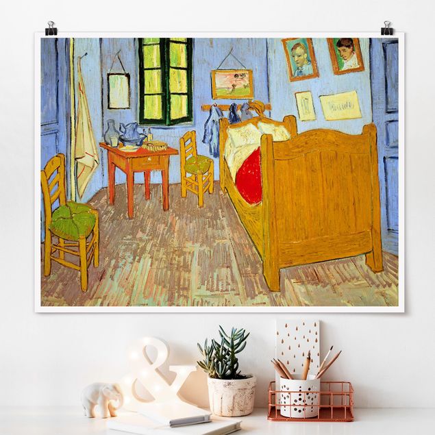 Wanddeko bunt Vincent van Gogh - Schlafzimmer in Arles