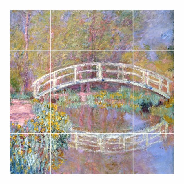 Wanddeko Büro Claude Monet - Brücke Monets Garten