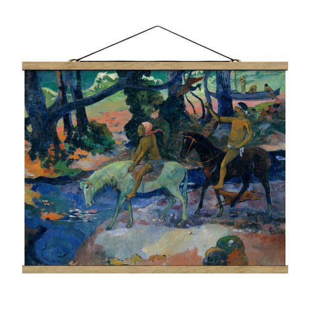 Wanddeko Schlafzimmer Paul Gauguin - Die Flucht