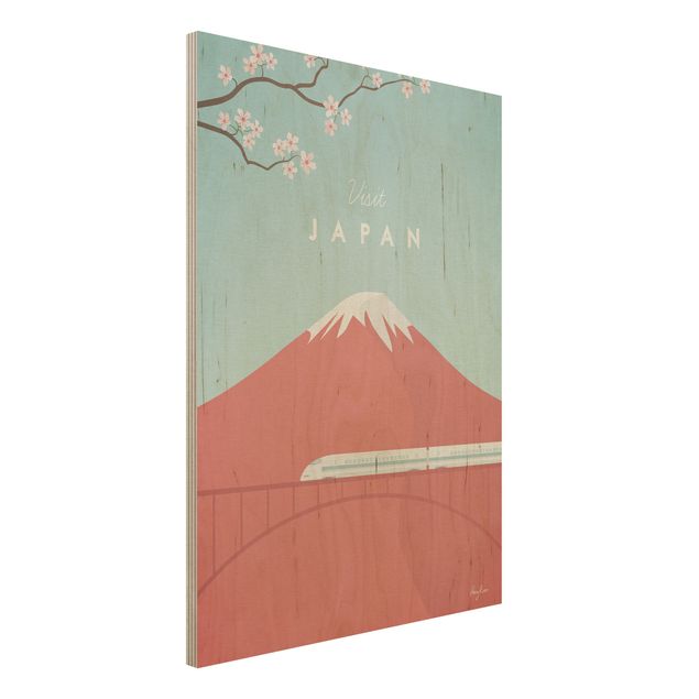 Wanddeko Schlafzimmer Reiseposter - Japan