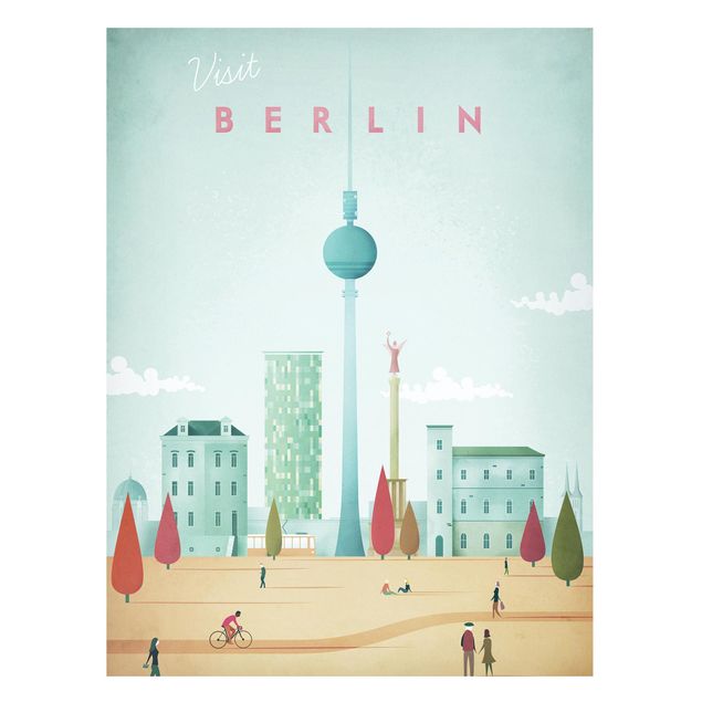 Wohndeko Architektur Reiseposter - Berlin