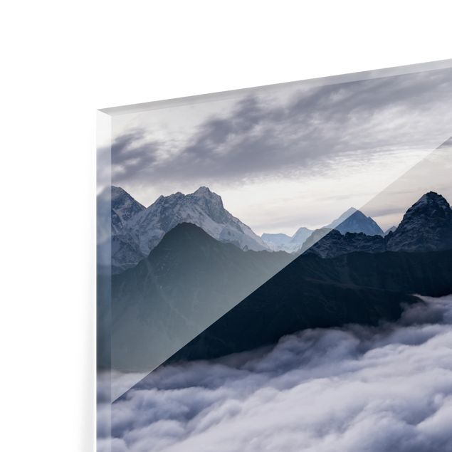 Wohndeko Fotografie Wolkenmeer im Himalaya
