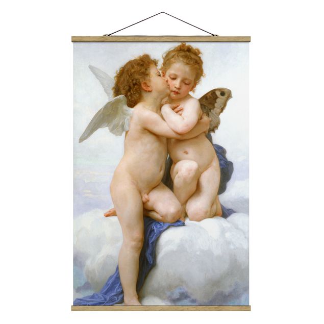 Wanddeko Flur William Adolphe Bouguereau - Der erste Kuss