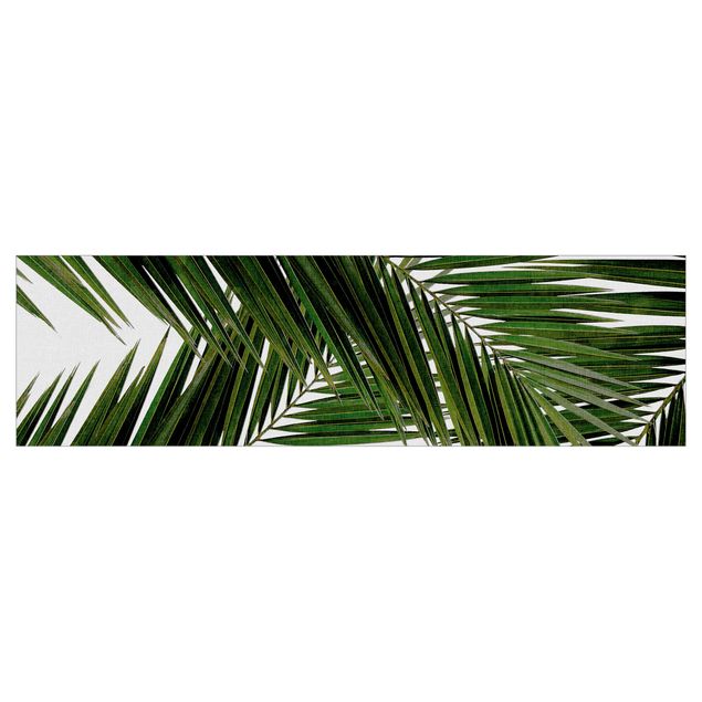 selbstklebende Klebefolie Blick durch grüne Palmenblätter