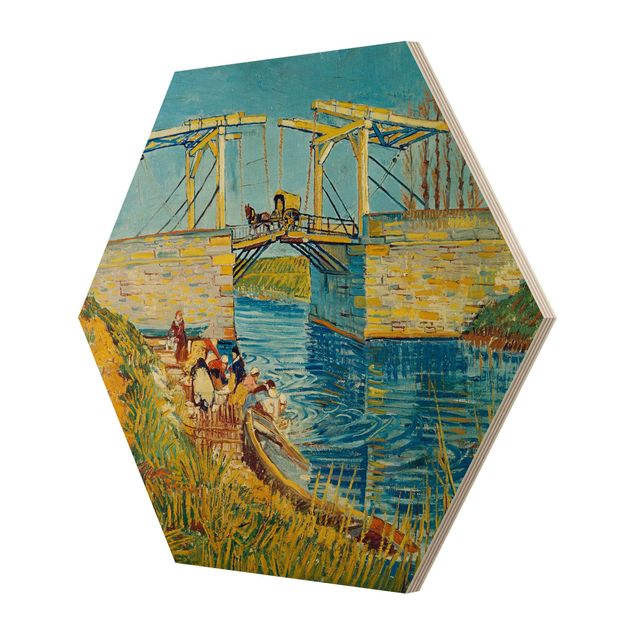 Post Impressionismus Bilder Vincent van Gogh - Zugbrücke in Arles