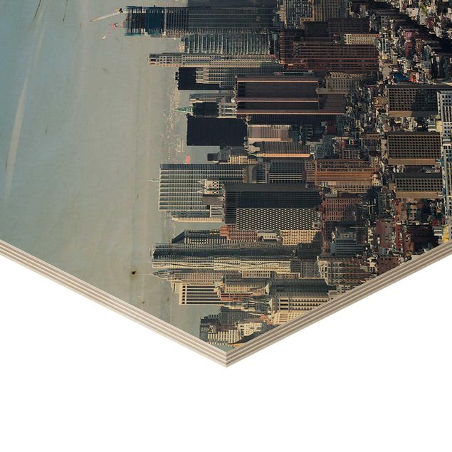 Wanddeko Praxis Blick vom Empire State Building