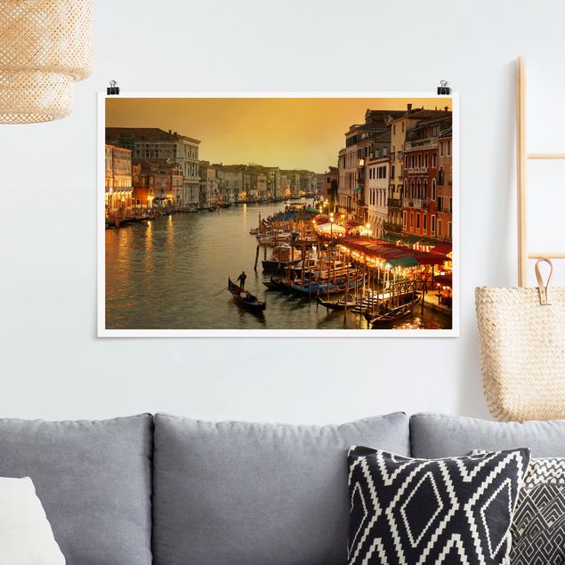 Wohndeko Architektur Großer Kanal von Venedig