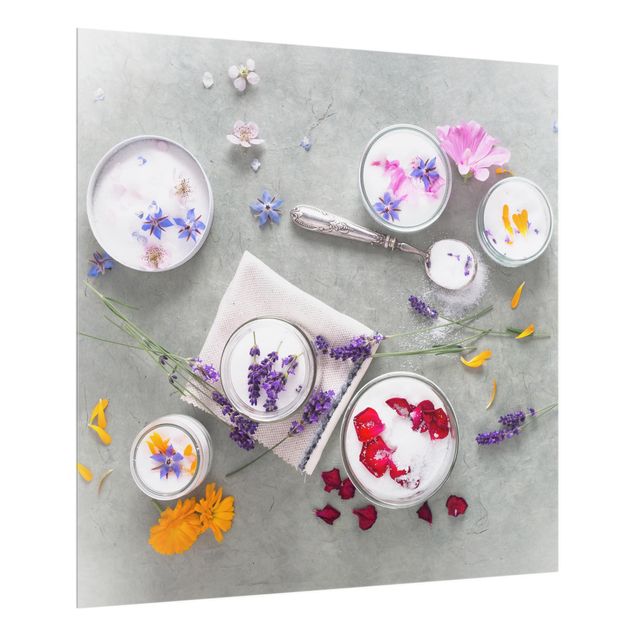 Deko Gewürze & Kräuter Essbare Blüten mit Lavendelzucker