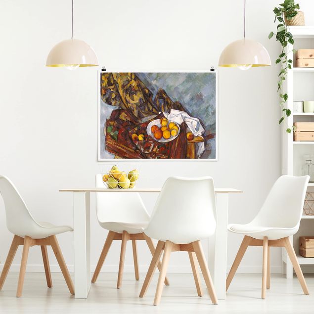 Wanddeko Schlafzimmer Paul Cézanne - Stillleben Früchte