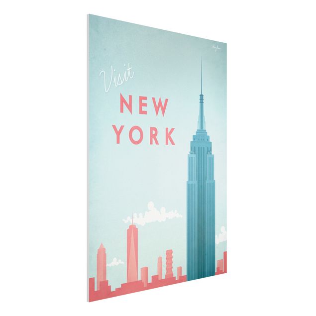 Wanddeko Architektur Reiseposter - New York