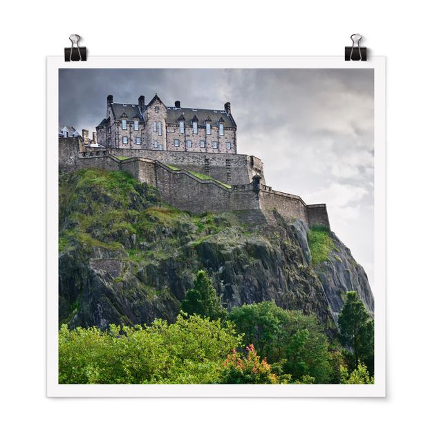 Wanddeko Wohnzimmer Edinburgh Castle