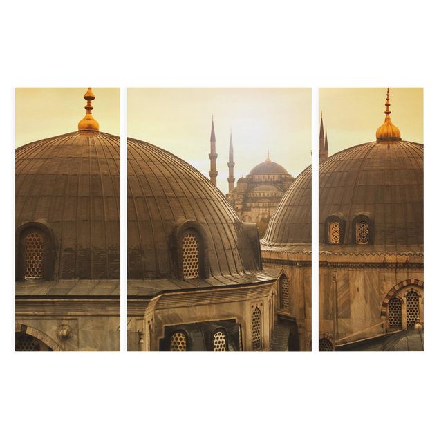 Wanddeko Büro Über den Dächern von Istanbul