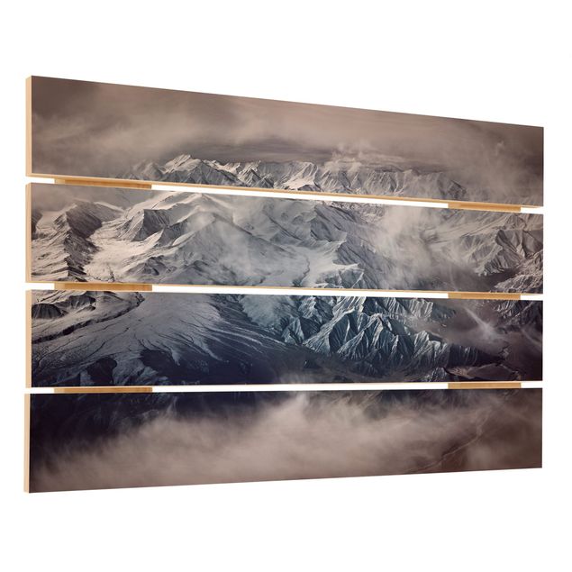 Wanddeko Büro Berge von Tibet