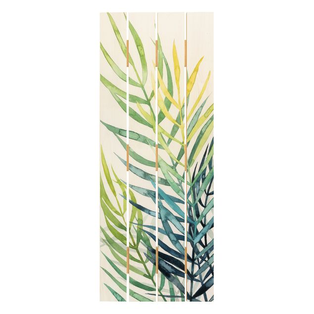 Wanddeko Esszimmer Tropisches Blattwerk - Palme