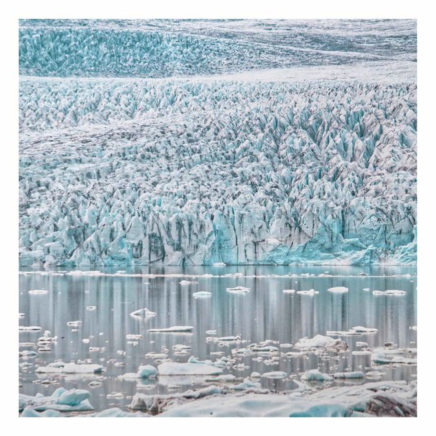 Wanddeko Schlafzimmer Gletscher auf Island