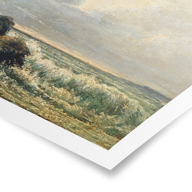 Wanddeko Büro Gustave Courbet - Die Welle