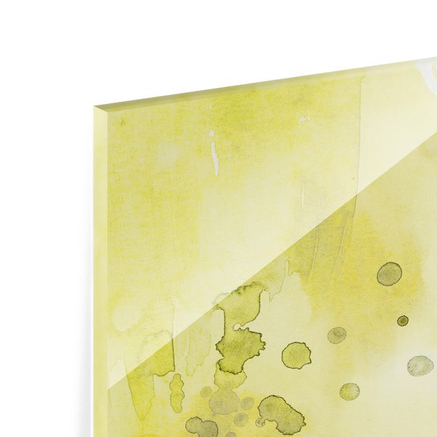 Glas Spritzschutz - Sonnenflecken II - Quadrat - 1:1