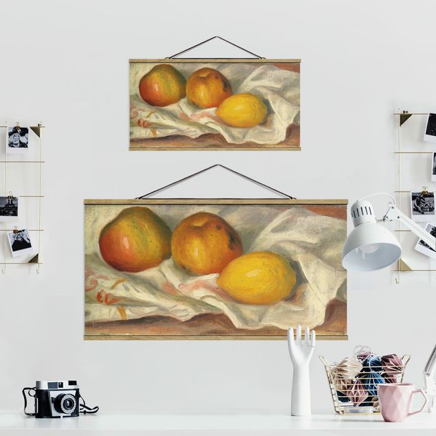 Kunststile Auguste Renoir - Äpfel und Zitrone