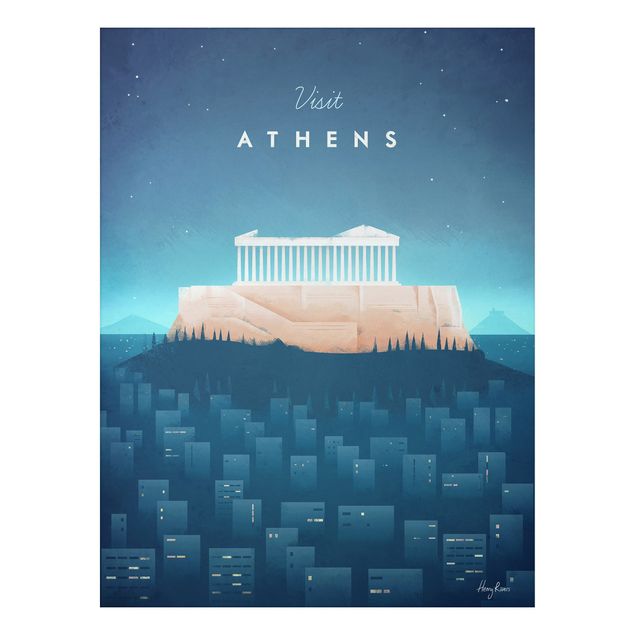 Deko Architektur Reiseposter - Athen