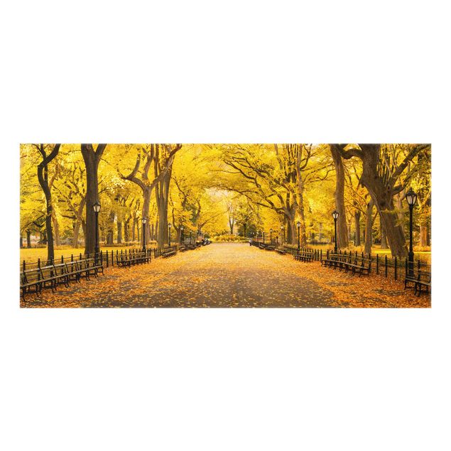 Wanddeko New York Herbst im Central Park