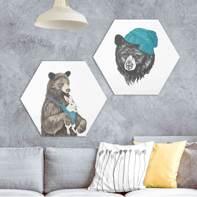 Wandbilder Bären Bären Paar