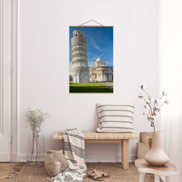 Wanddeko Wohnzimmer Der schiefe Turm von Pisa