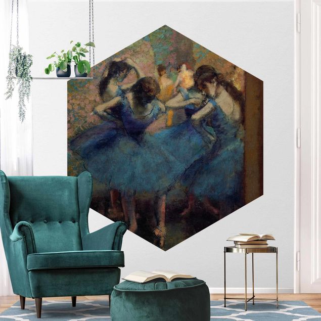 Impressionismus Bilder kaufen Edgar Degas - Blaue Tänzerinnen