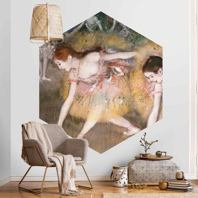 Wanddeko Wohnzimmer Edgar Degas - Verbeugende Ballerinen