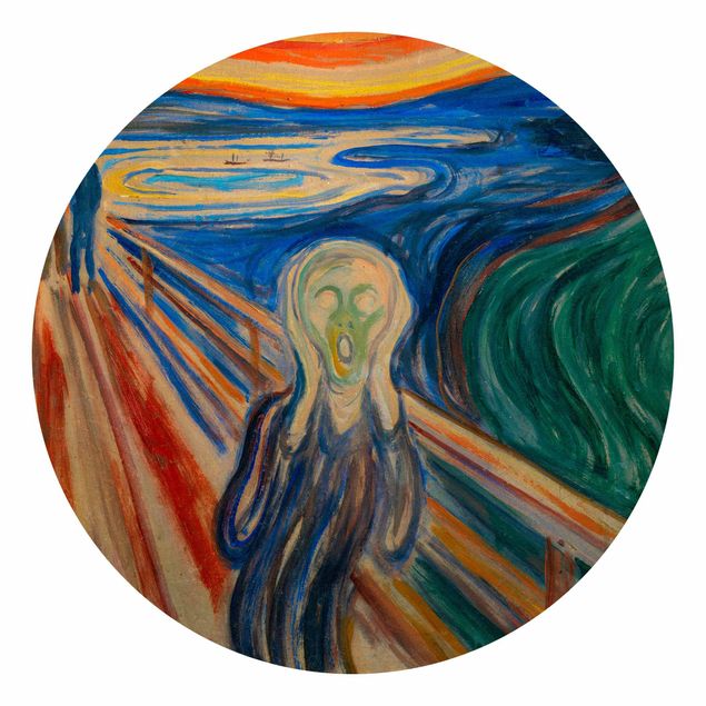 Wanddeko Wohnzimmer Edvard Munch - Der Schrei