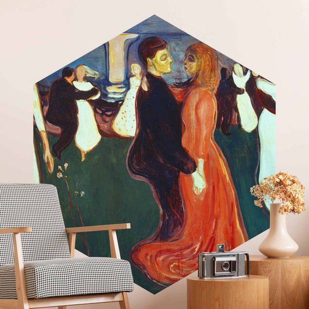 Wanddeko bunt Edvard Munch - Der Tanz des Lebens