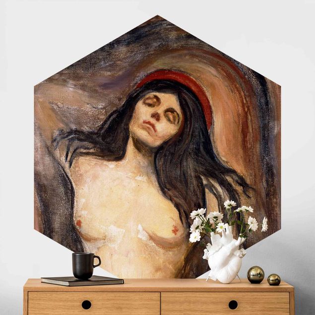 Wanddeko braun Edvard Munch - Madonna