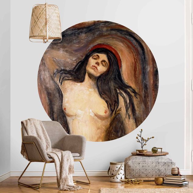 Wanddeko braun Edvard Munch - Madonna