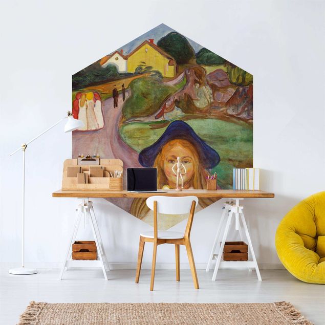 Wanddeko Schlafzimmer Edvard Munch - Weiße Nacht