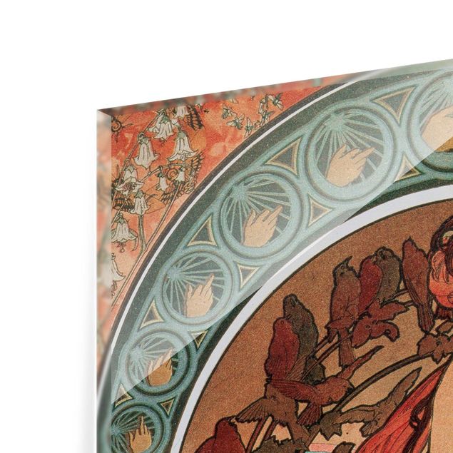 Wanddeko Musik Alfons Mucha - Vier Künste - Die Musik